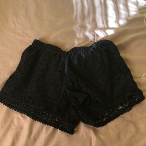 Black shorts